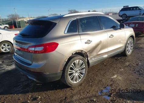 2018 Lincoln Mkx Reserve from USA, damaged, VIN 2LMPJ6LR6JBL37328